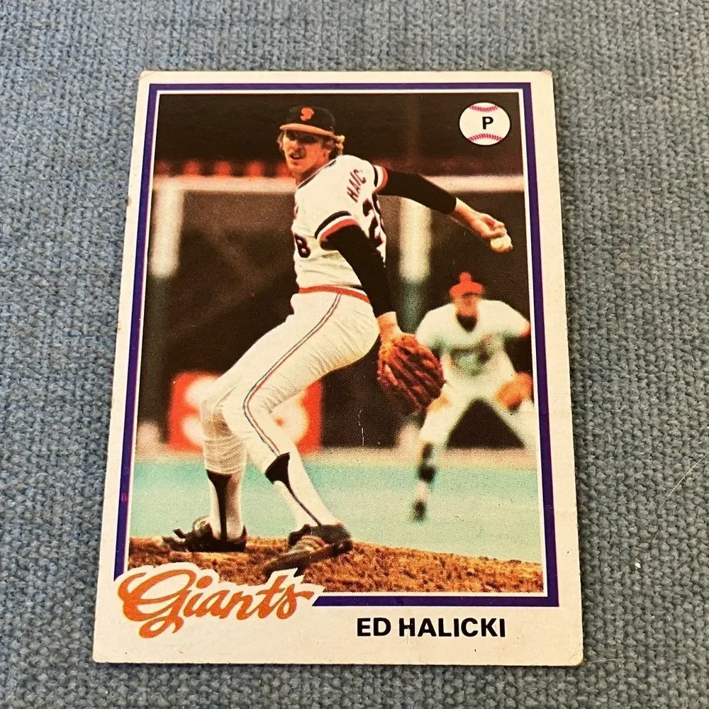 1978 Topps San Francisco Giants Baseball Card Trading Card